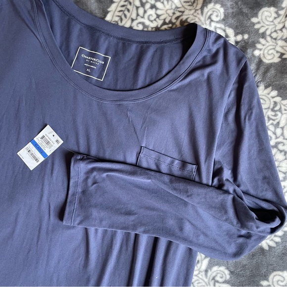 Charter Club Ladies Long Sleeve 💜 - Picture 3 of 3